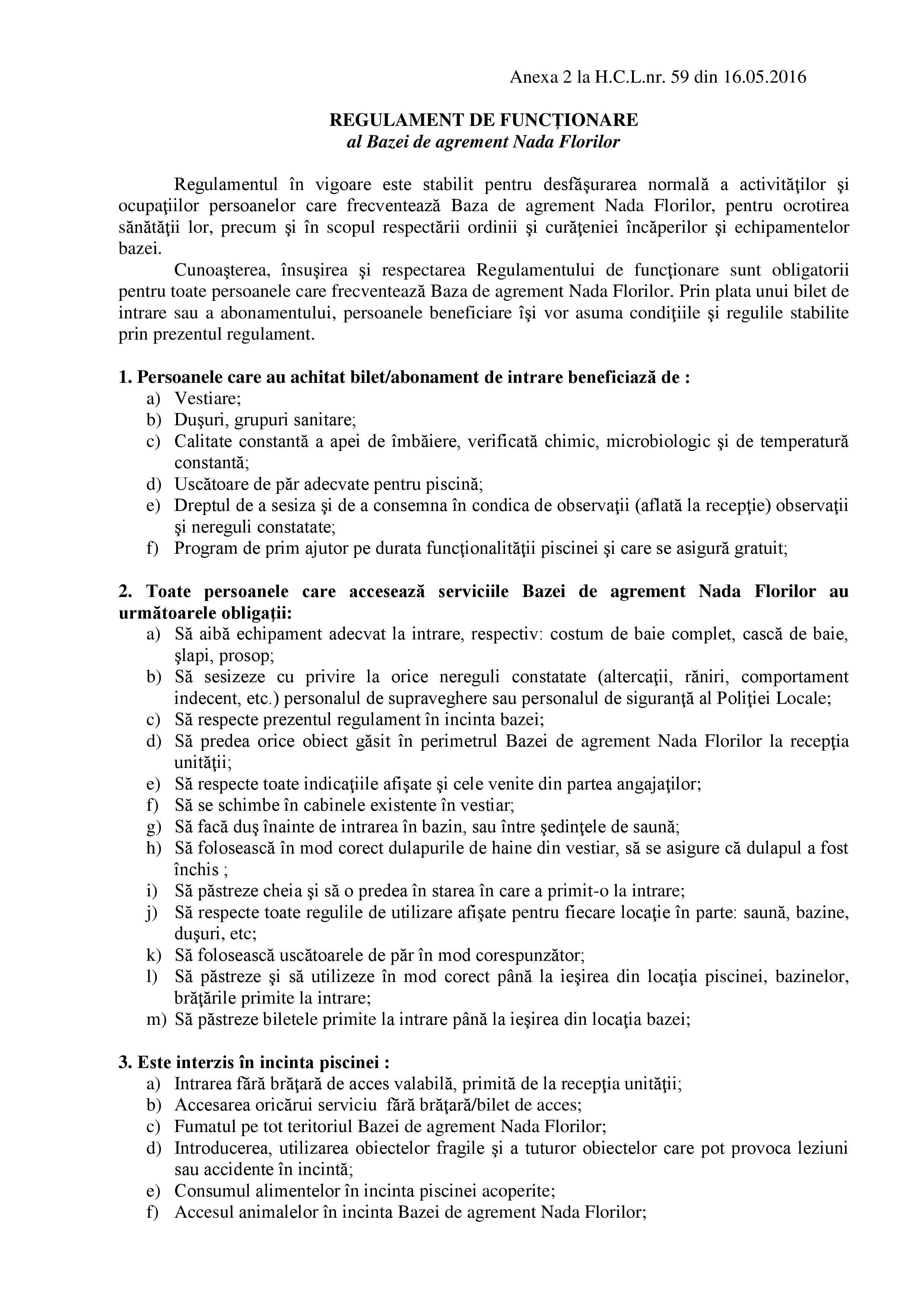 Regulament pagina 1